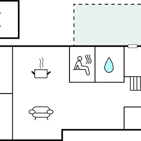Bonita Casa En Con Sauna Сasa de vacaciones Nørre Nebel